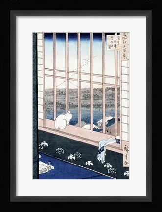 Framed Asakusa Rice Fields Print