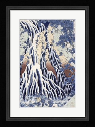 Framed Kirifuri Fall on Kurokami Mount Print