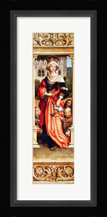 Framed St. Elizabeth of Hungary Print