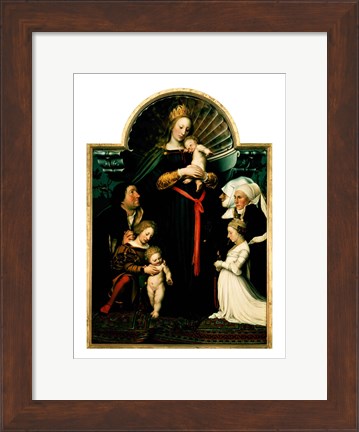 Framed Madonna of the Burgermeister Meyer Print