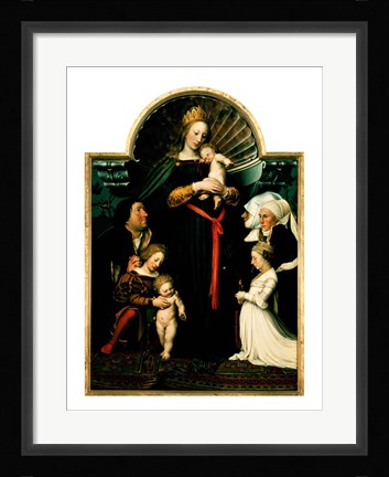 Framed Madonna of the Burgermeister Meyer Print
