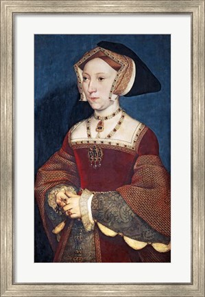 Framed Jane Seymour, 1536 Print