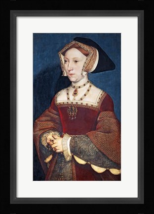 Framed Jane Seymour, 1536 Print