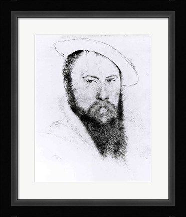 Framed Portrait of Sir Thomas Wyatt the Younger Print