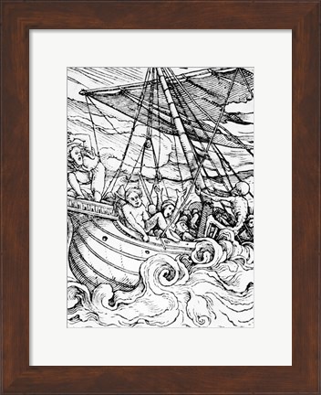 Framed Death and the Sailor Print