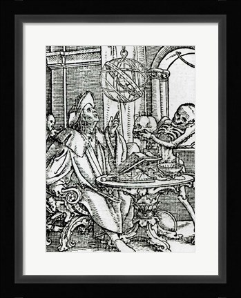 Framed Death and the Astronomer Print