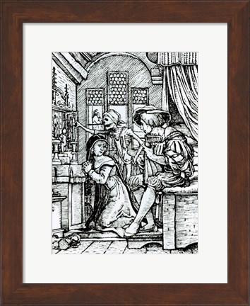 Framed Nun Print