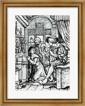Framed Nun Print