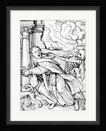 Framed Death and the Mendicant Friar Print