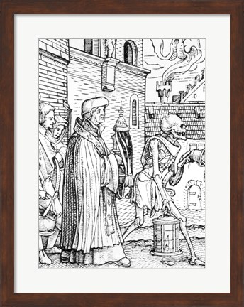 Framed Death and the Parish Priest Print
