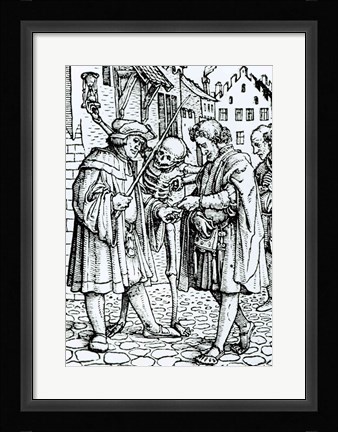 Framed Death and the Barrister Print