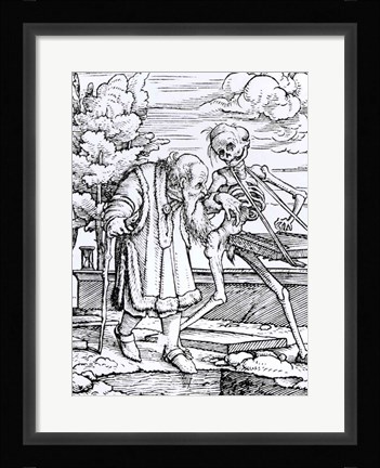 Framed Death and the Old Man Print