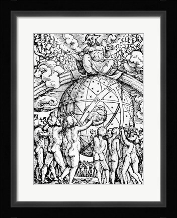 Framed Last Judgement Print