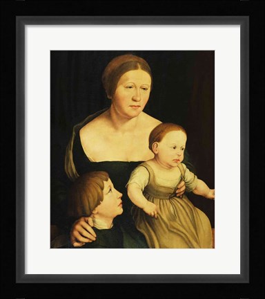 Framed Charity or The Family of the Artist, c.1528 Print