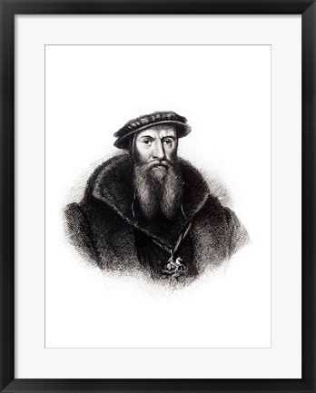 Framed Portrait of William, First Lord Paget Print