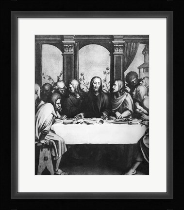Framed Last Supper Print