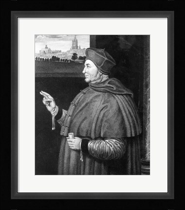 Framed Cardinal Thomas Wolsey Print