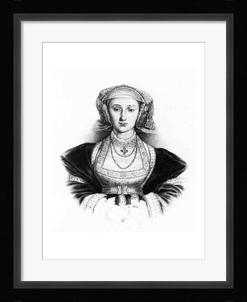 Framed Anne of Cleves (Detail) Print