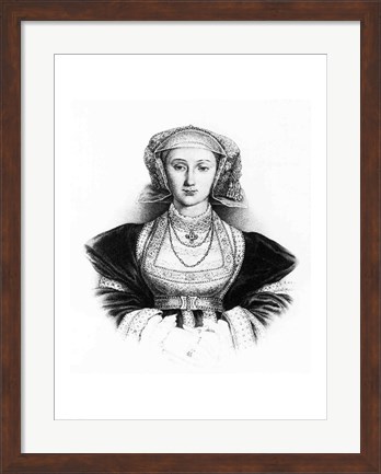 Framed Anne of Cleves (Detail) Print