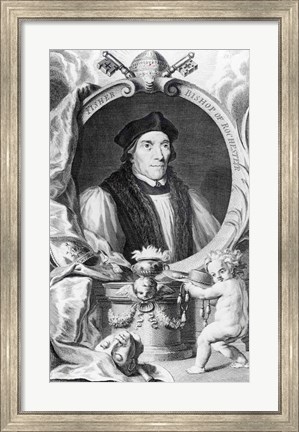 Framed John Fisher, Bishop of Rochester Print