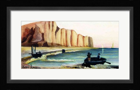 Framed Cliffs, c.1897 Print