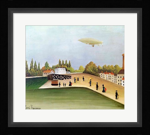 Framed Quay at Ivry Print