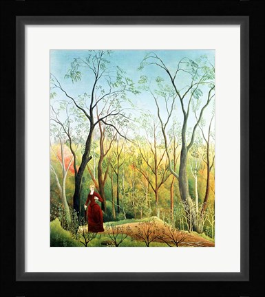 Framed Walk in the Forest Print