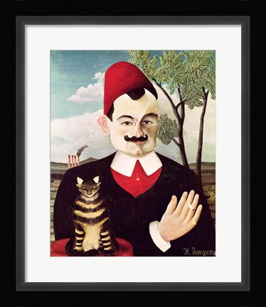 Framed Portrait of Pierre Loti Print