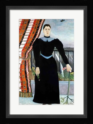 Framed Portrait of a Woman, 1895 Print