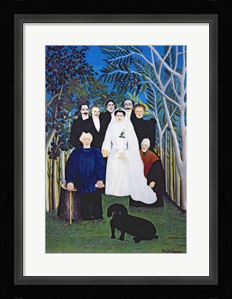 Framed wedding party Print