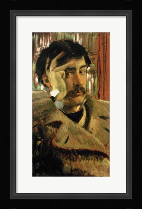 Framed Self portrait Print