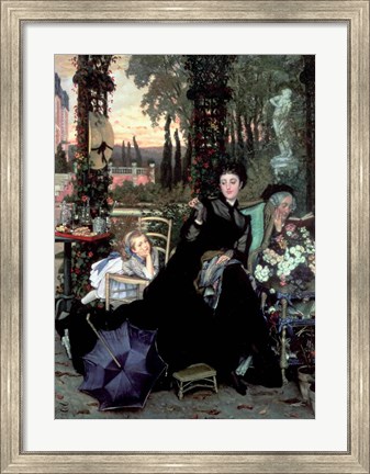 Framed Widow, 1868 Print