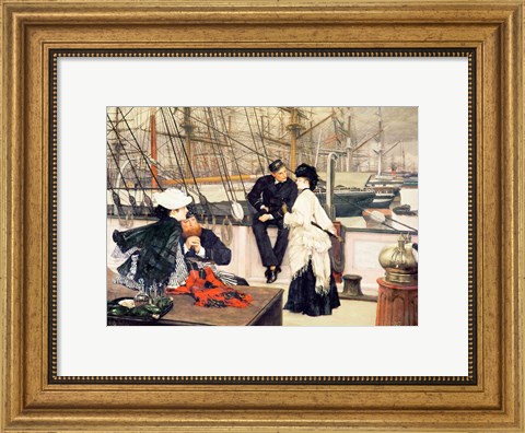 Framed Captain and the Mate, 1873 Print