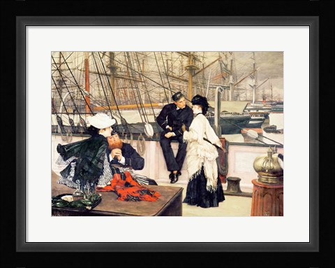 Framed Captain and the Mate, 1873 Print