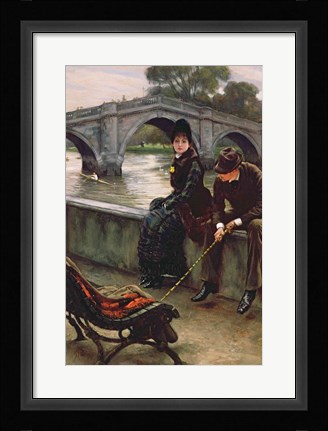 Framed Richmond Bridge, c.1878 Print