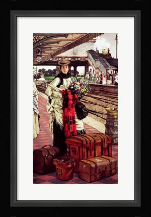 Framed Waiting at the Station Print