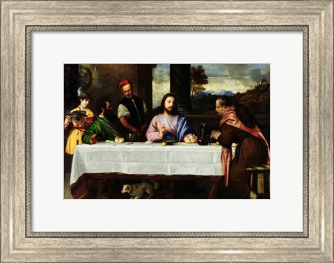 Framed Supper at Emmaus Print