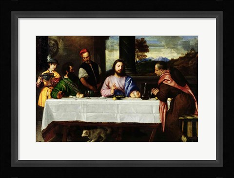 Framed Supper at Emmaus Print