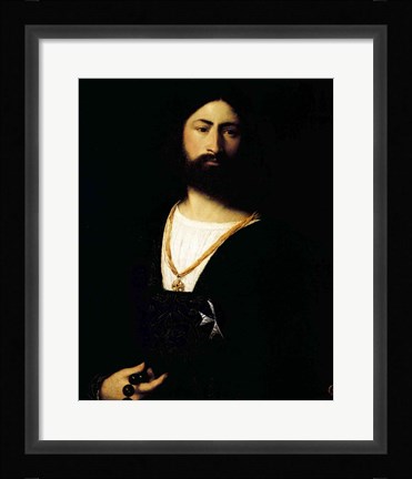 Framed Knight of the Order of Malta Print