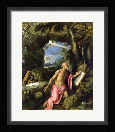 Framed St. Jerome Print