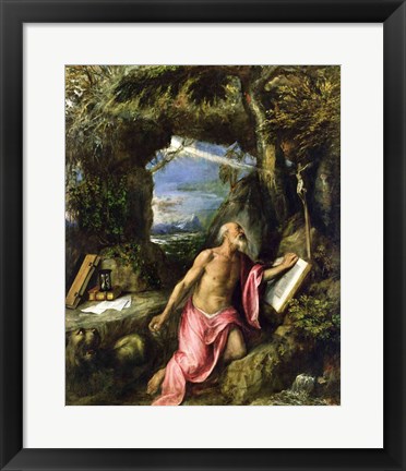 Framed St. Jerome Print