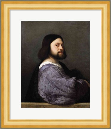 Framed Portrait of a Man Print