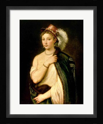 Framed Female Portrait Print
