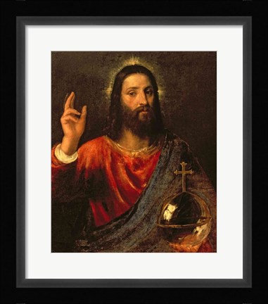 Framed Christ Saviour Print