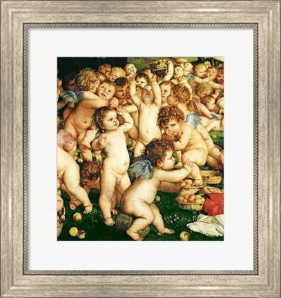 Framed Worship of Venus, 1519 Print