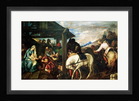 Framed Adoration of the Magi Print