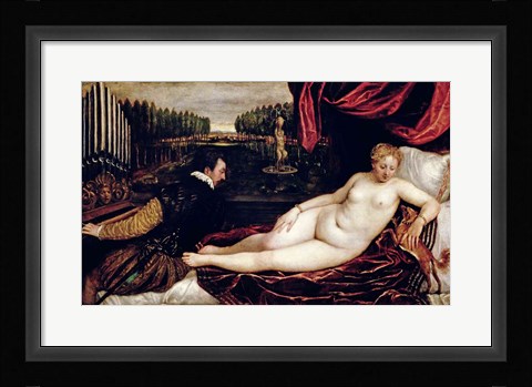 Framed Venus and the Organist Print