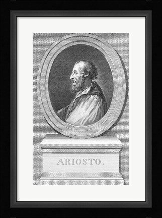 Framed Portrait of Ludovico Ariosto Print