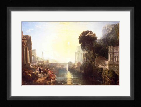 Framed Dido building Carthage Print