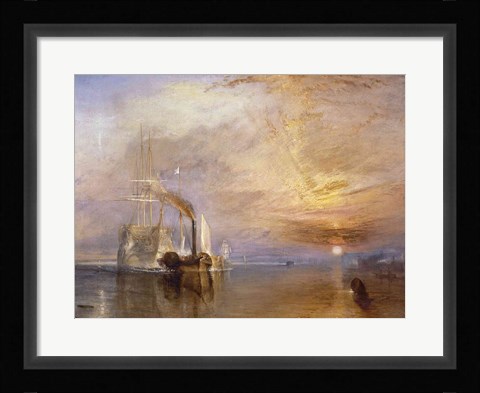 Framed Fighting Temeraire Print